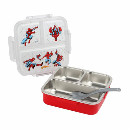 SKI Homeware Brunch 3-Compartment Kids Lunch Box for Boys