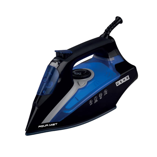 Usha Aqua Mist 2000W Steam Iron with Ceramic Coated Soleplate & 350ml Tank
