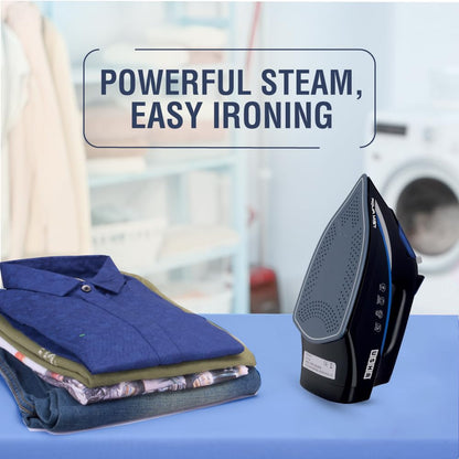 Usha Aqua Mist 2000W Steam Iron with Ceramic Coated Soleplate & 350ml Tank