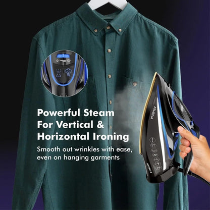 Havells Athena 3000W Steam Iron – Smart i Sense Technology | Anti-Drip | Ceramic Soleplate