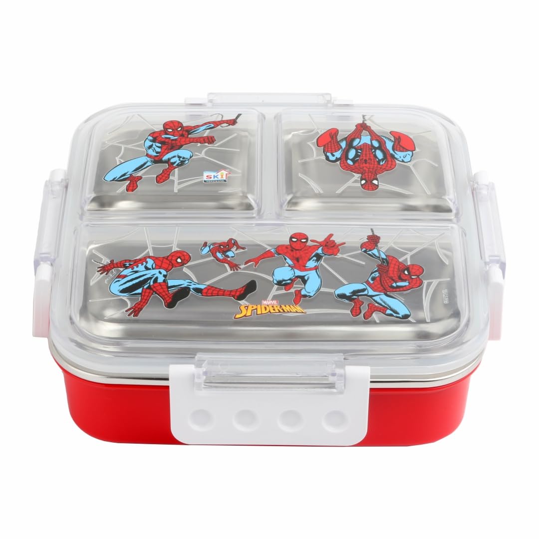 SKI Homeware Brunch 3-Compartment Kids Lunch Box for Boys