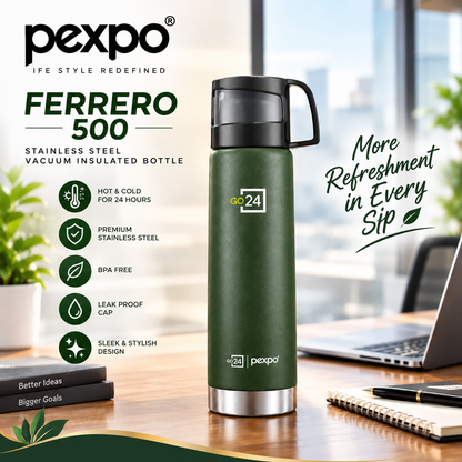 Pexpo Ferrero 500 ml Stainless Steel Vacuum Flask