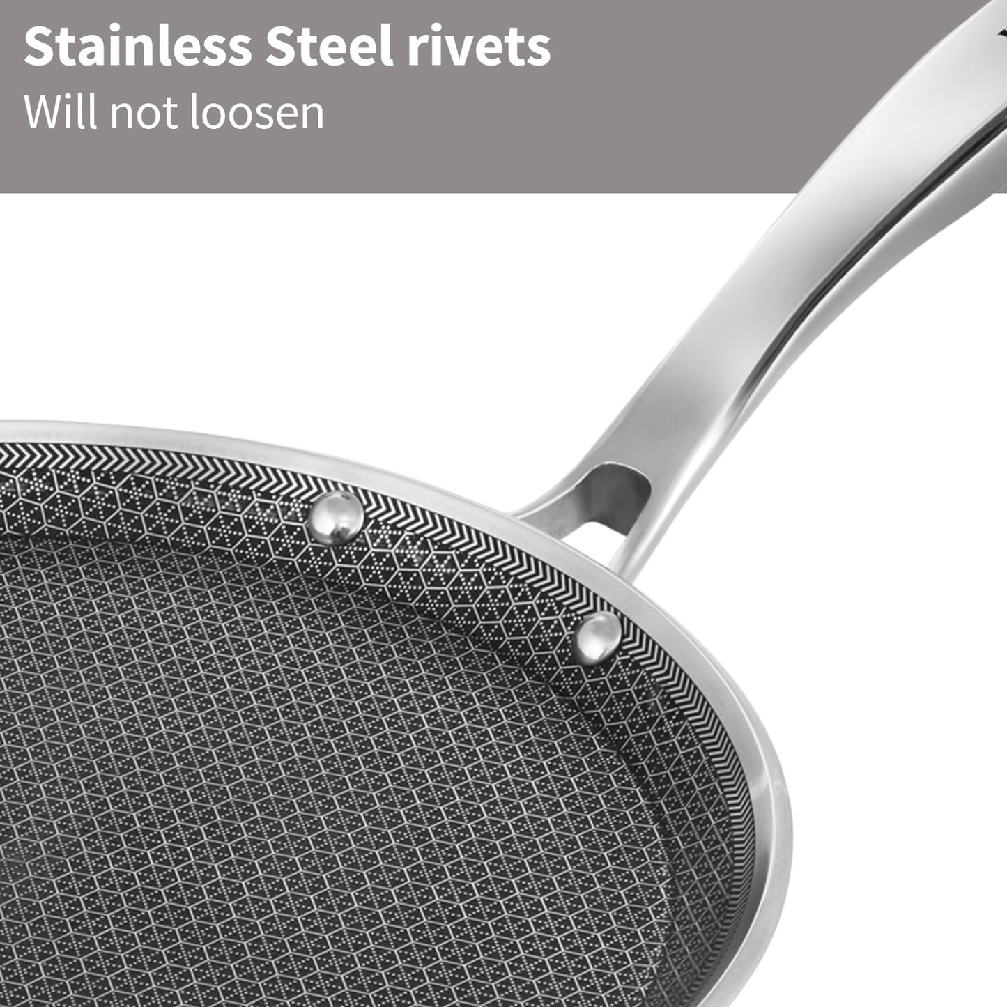 Hawkins PRO Flat Tava Tri-Ply Stainless Steel, 26 cm (PSNFT26) | Shielded Nonstick Induction Pan