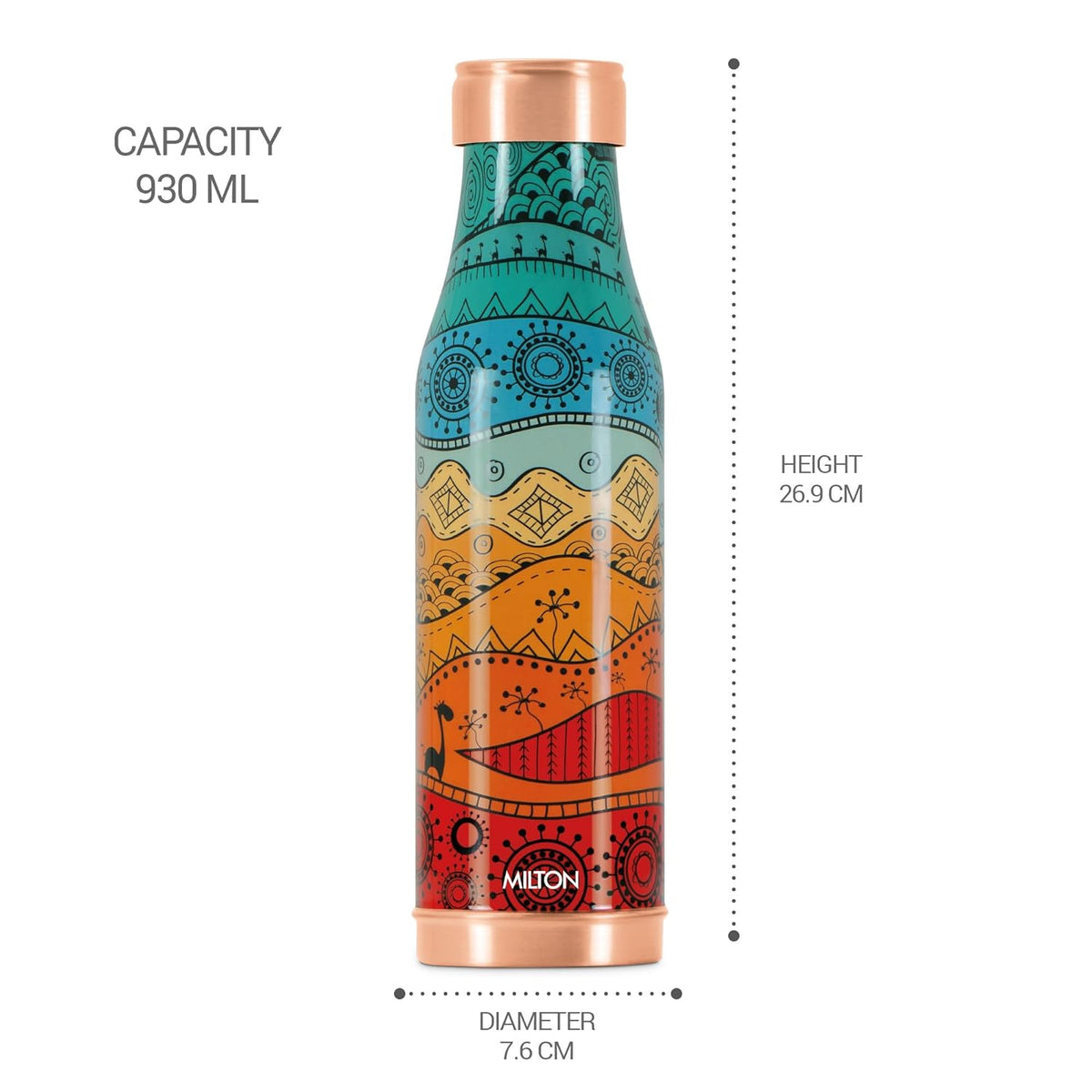 Milton Copper Charge 1000ml Copper Water Bottle