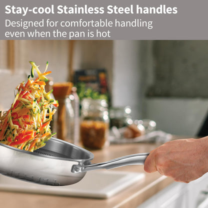 Hawkins Futura 18 cm Non-Stick Frying Pan with Glass Lid | PSNF18G