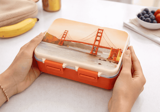 Nayasa Vitamax - Small River Bridge Insulated Leak-Resistant Lunch Box With Stainless Steel Inner