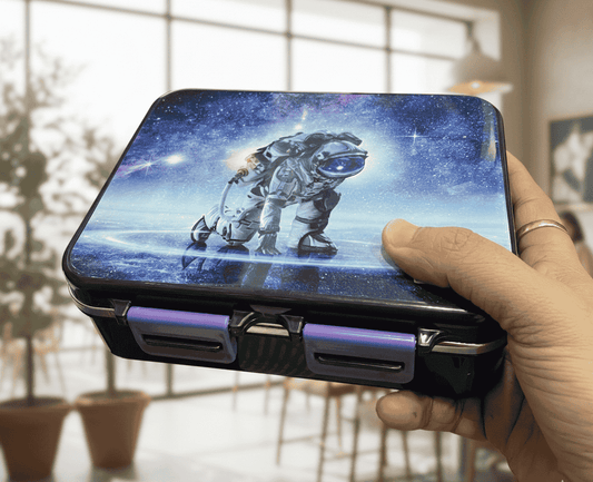 AMAAAZING NAYASA ASTRONAUTE VITAMAX-SMALL INSULATED Leak-Resistant Lunch Box With Stainless Steel