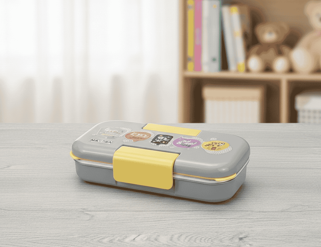 Amaaazing Nayasa Marco-Small Insulated Leak Resistant Lunch Box With Stainless Steel Inner For Nursery or School 10081813
