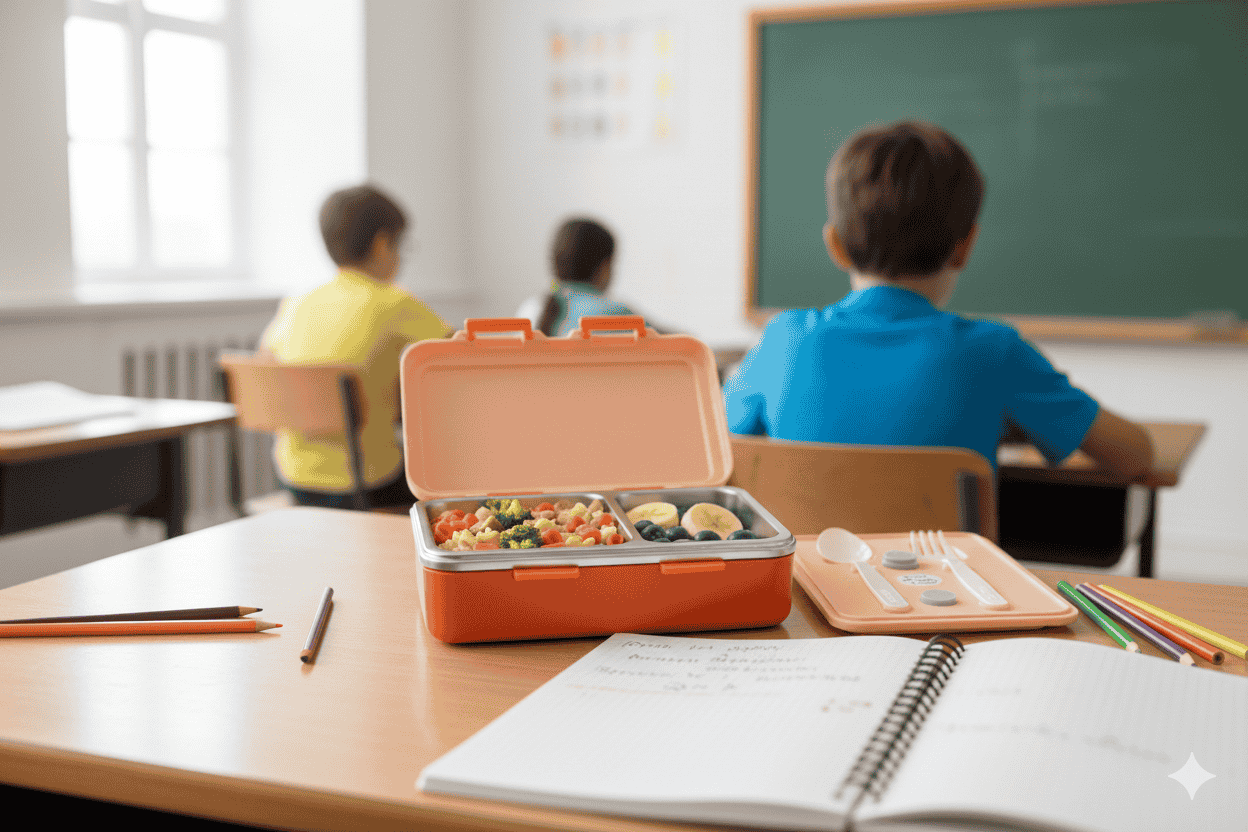 Nayasa Vitamax - Small River Bridge Insulated Leak-Resistant Lunch Box With Stainless Steel Inner