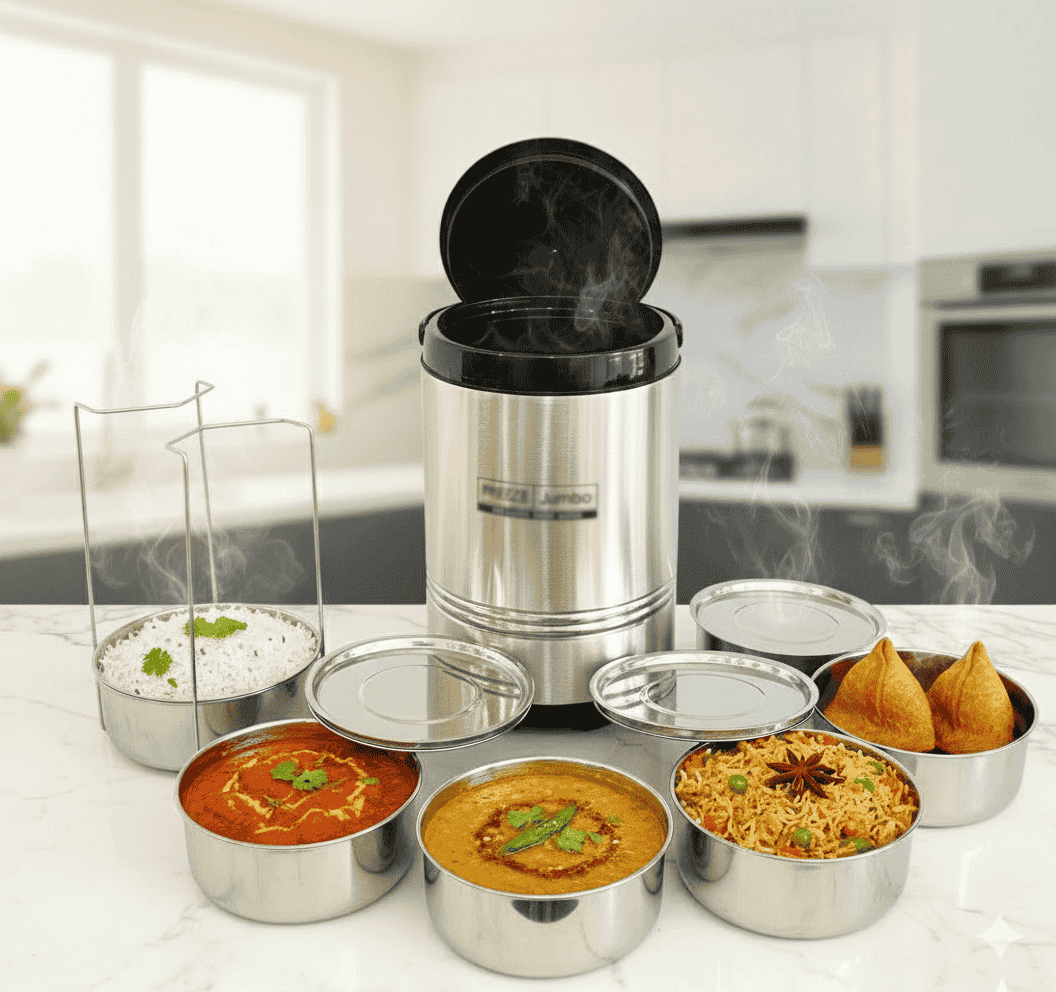Breeze Jumbo 5 Vacuum Insulated Stainless Steel Lunch Box