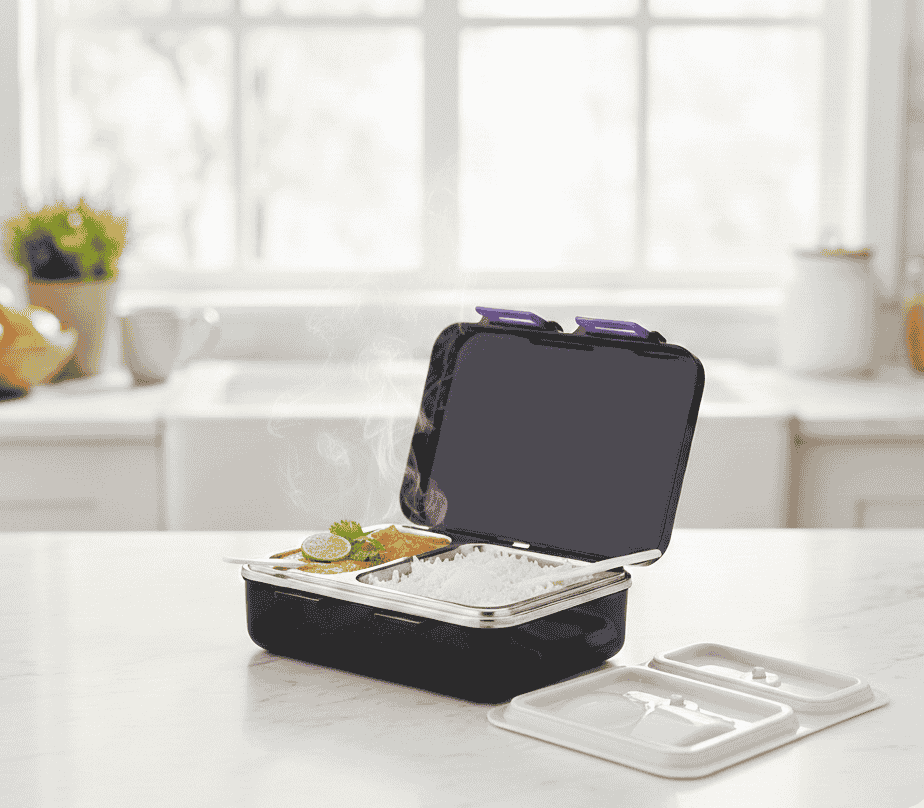 AMAAAZING NAYASA ASTRONAUTE VITAMAX-SMALL INSULATED Leak-Resistant Lunch Box With Stainless Steel