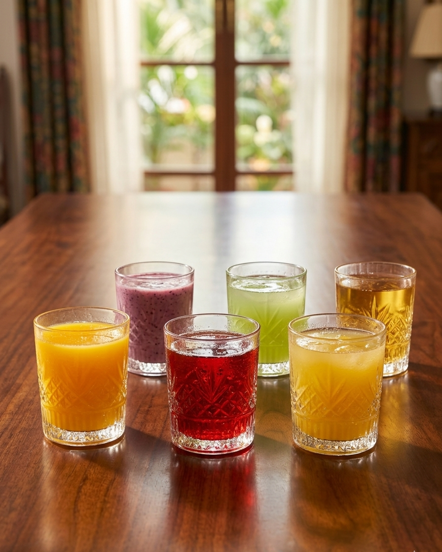 Crystal Diamond-Cut Premium Juice Glass Set of 6 (300ml) 10081831