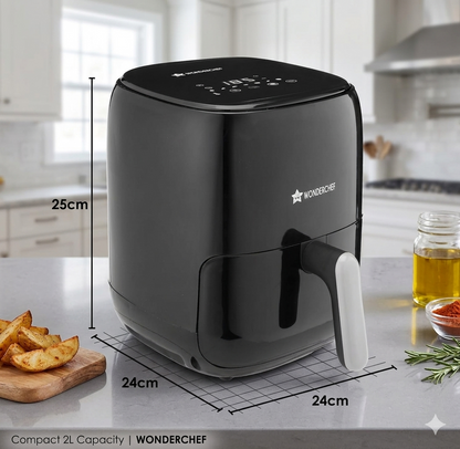 Wonderchef Neo 2L Digital Air Fryer [Get Free Reusable Silicon Basket]