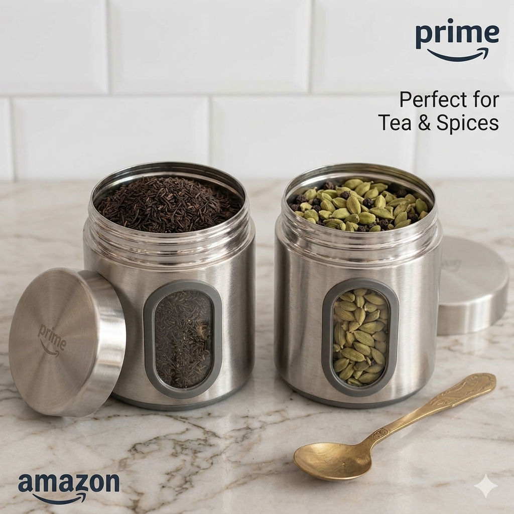 Pexpo Fresh Mate 750ml Stainless Steel Lunch Box (Pack of 2) | Leak-Proof Food Storage Containers