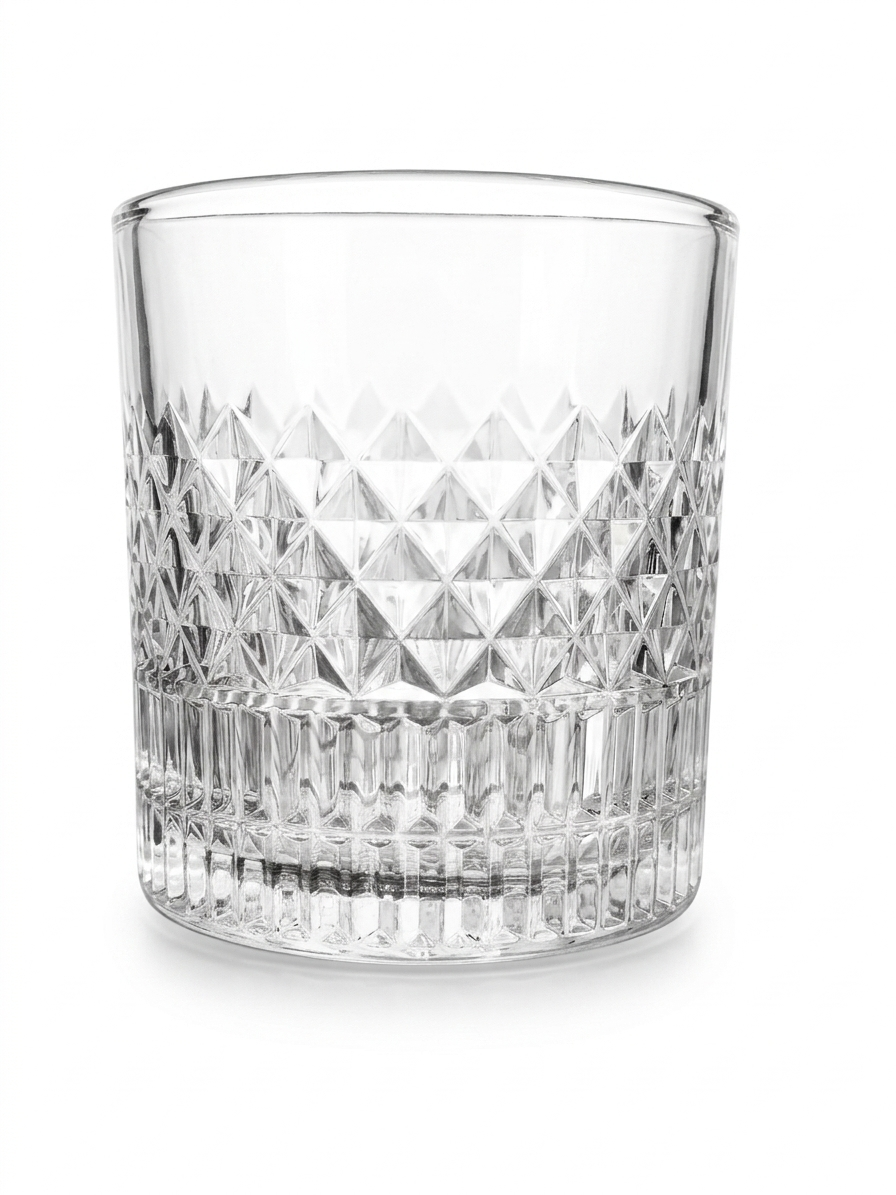 Crystal Diamond-Cut Premium Juice Glass Set of 6 (300ml) 10081831