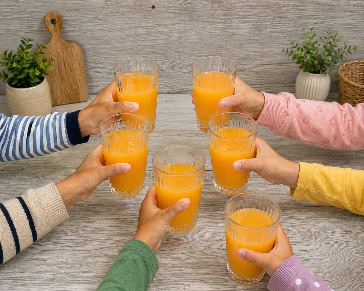 RIO 275ml Premium Fluted Water & Juice Glasses (Set of 6) 10081849