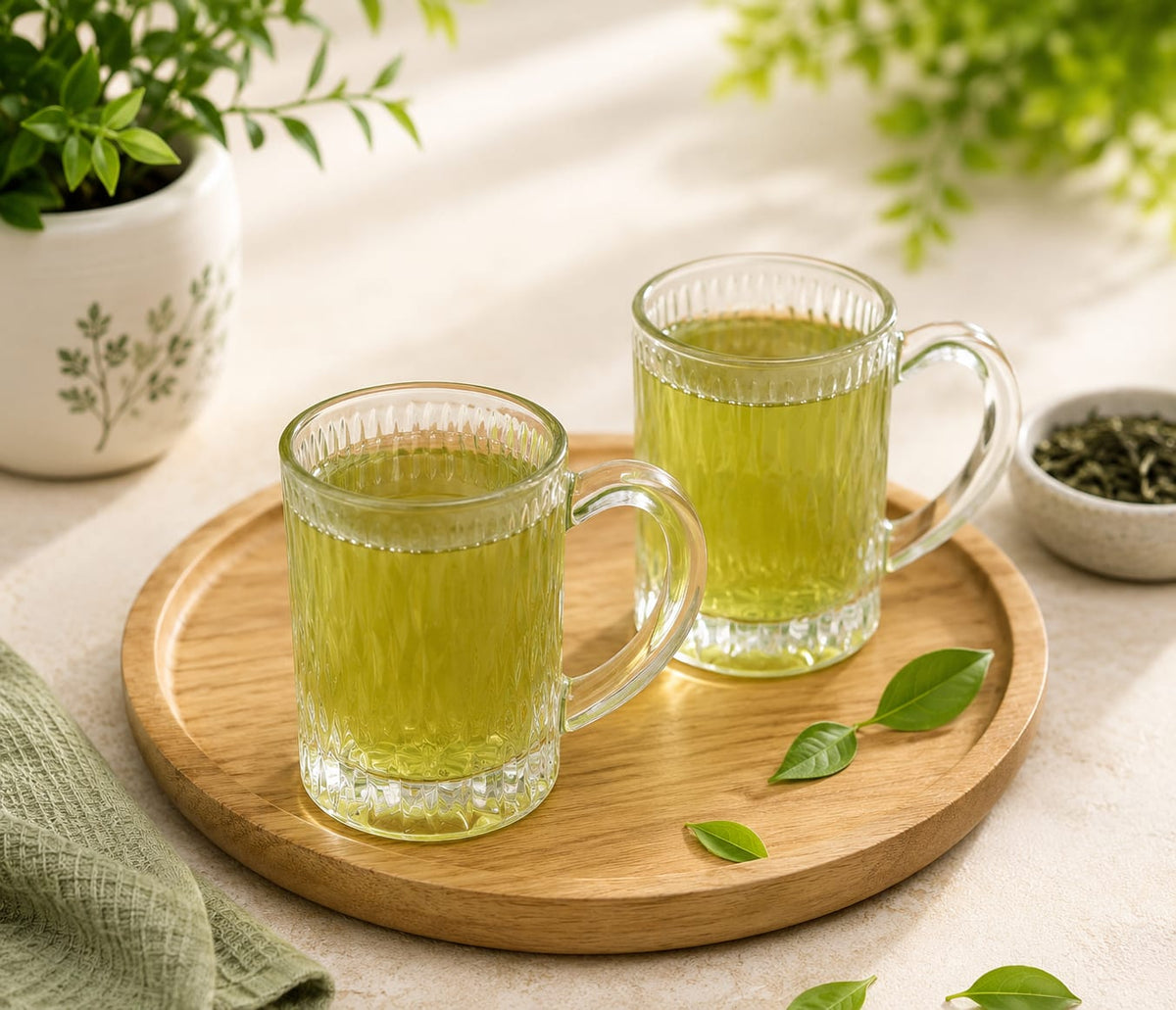 Cello IRIS Glass Tea & Coffee Mug Set (160 ML, Pack of 6)
