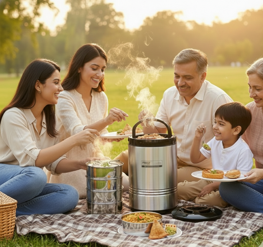 Breeze Jumbo 5 Vacuum Insulated Stainless Steel Lunch Box