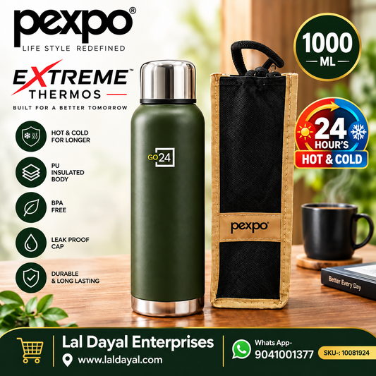 Pexpo Extreme Stainless Steel Vacuum Flask - 1000 ml