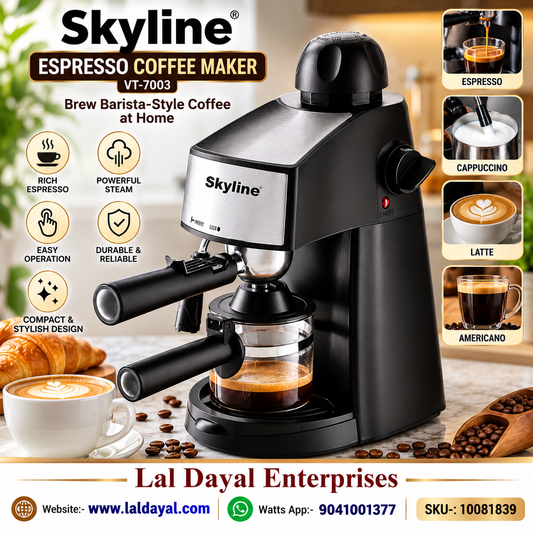 Skyline Espresso & Cappuccino Coffee Maker Machine