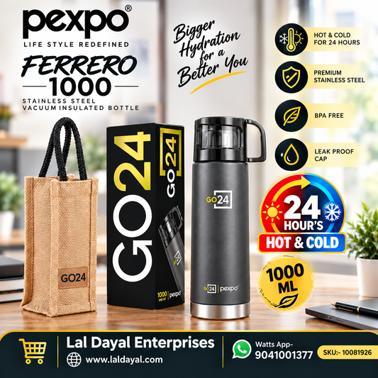 Pexpo Ferrero 1000 ml Stainless Steel Vacuum Flask