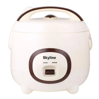 Skyline VTL-901 Electric Rice Cooker (1.2 Litre, 400 Watts) | Detachable Aluminium Bowl & Automatic Warm Function