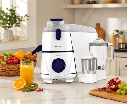 Havells Rigo Juicer Mixer Grinder (Limited Edition Pack) – Includes FREE 650ml Sipper Jar