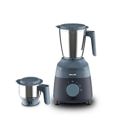 Philips Proton Mixer Grinder (500W, Blue) - 2 Stainless Steel Jars with Leak-Proof Lids