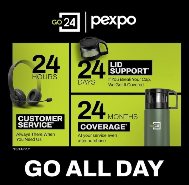 Pexpo Ferrero 1000 ml Stainless Steel Vacuum Flask