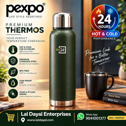 Pexpo Extreme Stainless Steel Vacuum Flask - 1000 ml