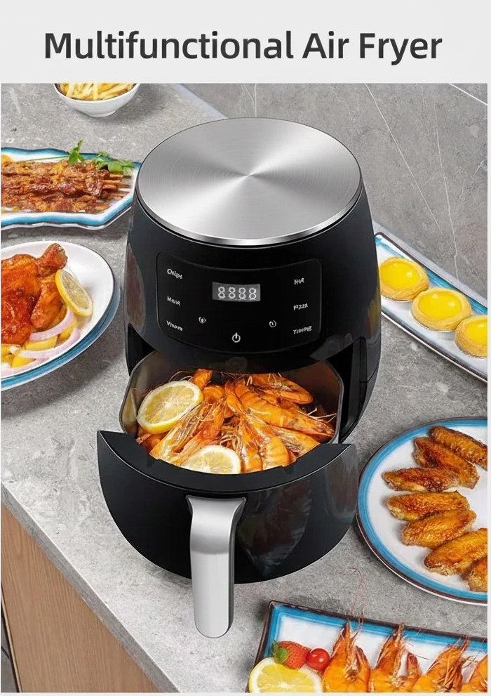 Skyline 5.2L Digital Air Fryer 2000W (VTL-5116) – Fry, Roast, Grill & Bake