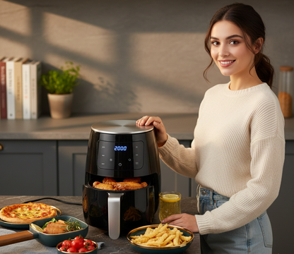 Skyline 5.2L Digital Air Fryer 2000W (VTL-5116) – Fry, Roast, Grill & Bake